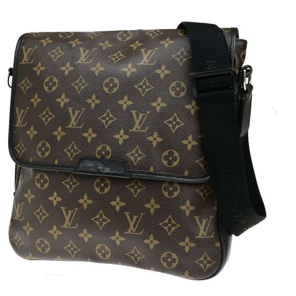 LOUIS VUITTON Bass MM Shoulder Bag Monogram Maccasar Leather BN M56715 72ED728 - Picture 1 of 16